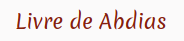 Livre d'Abdias